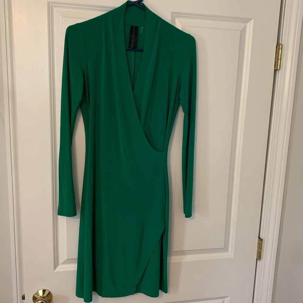 Norma Kamali Emerald Green Dress